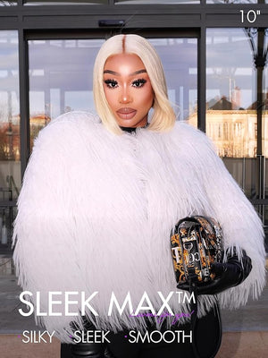 LUVME HAIR Bob Wig 100% Human Hair Wigs Glueless 2X6 Lace 200% Density 10 Inches 613 Bob Pre Cut Plucked Hd Lace Short Wig Ready To Go Straight Bleached Knots Middle Part