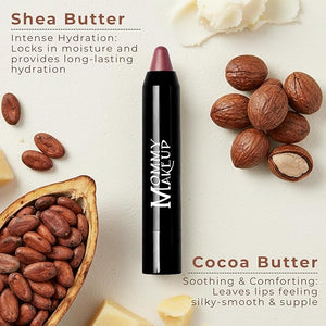 Mommy Makeup Triple Sticks Lipstick, Cream Blush &amp; Treatment All-In-One with Shea &amp; Cocoa Butter - Soft &amp; Creamy Moisturizing Lip Crayon For Lips &amp; Cheeks (Daisy Glow)