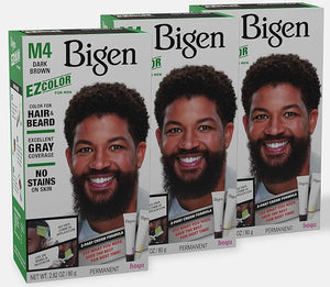 M4 Bigen EZ Color for Men Dark Brown - 3 Pack
