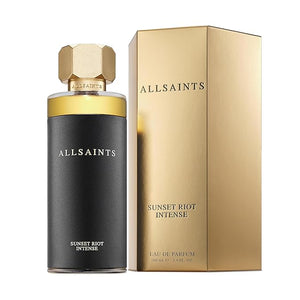 AllSaints Sunset Riot Intense - Amber Woody &amp Floral Fragrance - Unisex Perfume with Cedar &amp Musk - Body Fragrance with an Aromatic Smell - Bold Evening Scent - 100mL/3.4 fl oz
