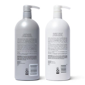 Nexxus Shampoo and Conditioner Therappe Humectress 2 Count for Dry Hair Silicone-Free Moisturizing Caviar Complex and Elastin Protein for thicker and stronger hair 33.8 oz