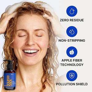 Wave Revival Shampoo for Curly Hair Women - Frizz-Fighting &amp Hydrating Curl Shampoo for Defined Waves | Sulfate-Free &amp Paraben-Free