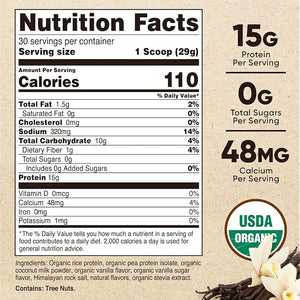 Nutricost Organic Vegan Meal Replacement Shake Powder (Vanilla) - Certified USDA Organic Vegan and Gluten Free