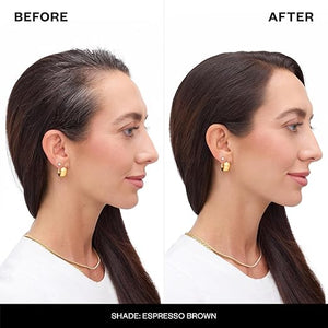 IGK Never Miss Root and Scalp Touch-Up Spray for Gray Coverage ? Dark Brown Hair Color, Sweat-Resistant, Waterproof, Natural-Looking Root Concealer, 2.0 oz