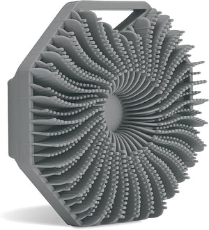 Sud Scrub¢ç Antimicrobial Silicone Body Scrubber Exfoliating Body Scrubber for Sensitive Skin Eco Friendly Shower Scrubber for Body Silicone Body Brush for Showering Charcoal