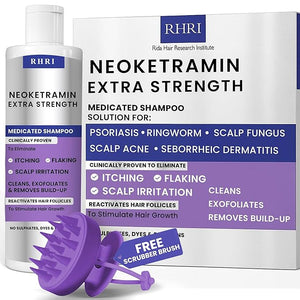 Anti Fungal Shampoo for Men &amp Women | Anti Dandruff Medicated Folliculitis Shampoo for Dry Scalp Psoriasis Ringworm | for Itchy Flaky &amp Irritated Scalp | No Paraben &amp Sulphate | w/Scr