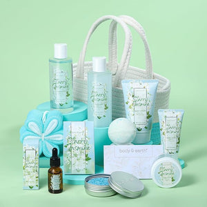 Spa Gifts for Women - Spa Gift Sets for Women, Body &amp; Earth Shower Gift Set with Bubble Bath, Shower Gel, Lotion Set, Mothers Day Gifts for Mom