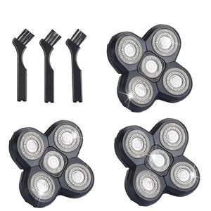 3 Pack Shaver Replacement Blades for Fre*bi*d Bald Men Head Shaver Kit 5 Blades Head Shaver Replacement HeadsHead and Face Electric Razor Shaver Heads