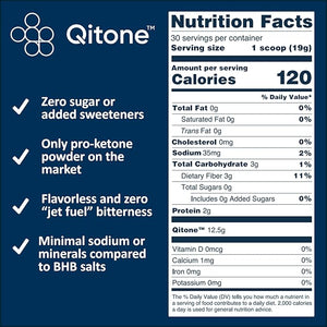 Pro Ketone Powder Rapid Ketones for IQ Boost &amp Reducing Brain Fog Keto Support Post Workout Recovery 0 Sugar 0 Sodium Unflavored 30 SVG