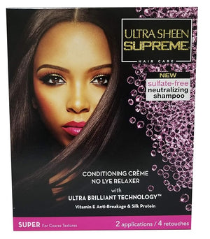 Ultra Sheen Supreme Relaxer Kit Super (Pack of 2)