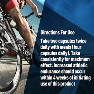 Natural Endurance and Oxygen Supplement to Help VO2 max w/Rhodiola Rosea B12 and Alpha Lipoic Acid (120 Capsules) (30 Day Supply)