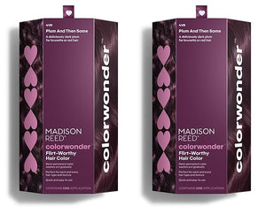 Madison Reed colorwonder Demi-Permanent Hair Color Effortless At-Home Hair Dye Ammonia-Free Cruelty-Free Plum And Then Some (4VR Darkest Plum) Pack of 2