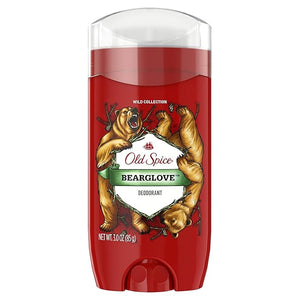 Old Spice Deodorant for Men Bearglove Scent Wild Collection 3 oz (Pack of 3)