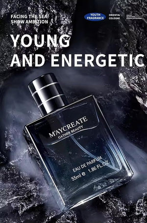 Men's Perfume 55ml 1.86 fl oz Black Glass Bottle Eau de Parfum