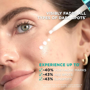 L¡¯Or?al Paris Bright Reveal 12% [Niacinamide + Amino Sulfonic + Ferulic] Dark Spot Serum 1oz + Moisturizer Sample