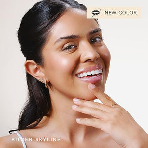 City Beauty City Lips Plumping Lip Gloss Silver Skyline - High-Shine Gloss for Fuller, Younger-Looking Lips | Hydrating &amp; Smoothing Lip Treatment Hyaluronic Acid