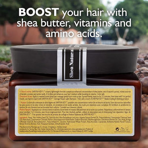 Saryna Key Light Damage Repair Treatment Butter Mask - African Shea Butter for Dry Hair Treatment - Rejuvenating Butter Moisturizer with Natural Keratin and Vitamins A E F(300ml/10.14oz)