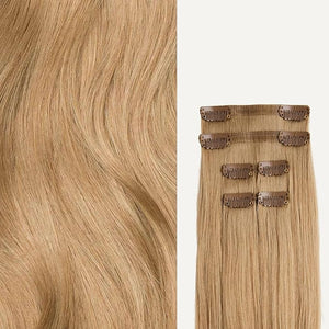 Luxy 100% Remy Human Hair Extensions for Thin Hair Thinning Hair Fill-Ins ? 6 Seamless Wefts Multi-Dimensional Color Blend - Natural-Looking Volume &amp Coverage 95 grams 20 Dirty Blonde Thinning
