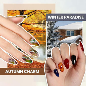 Beetles Gel Nail Polish Kit with U V Light, 55 Colors Gel Polish 81 Pcs Nail Stuff Kit for All Seasons with Base and Matte&amp;Glossy Top Coat Color Enchantment Plus Soak Off Gifts for Women Girls Tee