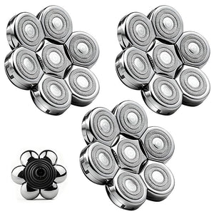 7 Head Shaver Replacement Head Shavers for Bald Men for Most Brand Men Foil Shaver Razor Universal Shaver Head3pack