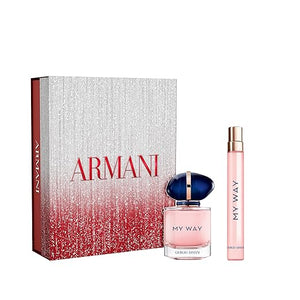 Armani Beauty ? My Way Eau de Parfum ? Women's Perfume Travel Set ($136 Value) ? Full Size (1.0 Fl Oz) Travel Size (0.3 Fl Oz) Perfumes