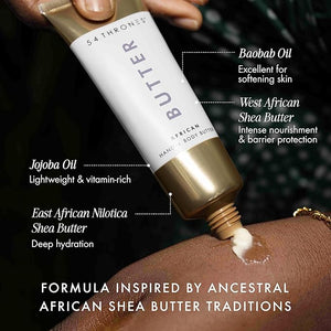 54 Thrones African Beauty Butter Mini Trio Set Egyptian Lavender + Moroccan Mint Ugandan Vanilla + Ethiopian Honey Kenyan Hibiscus + Moroccan Rose Dry Skin Support Moisturizing Body Butter