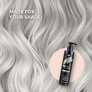 Lisap Color Depositing Hair Mask Silver 8.45 oz Hair Gloss Toner Deep Conditioning Hair Mask Dry Damaged or Color Treated Hair Repair With Hydrating Camellia Oil For Shine &amp Moisturization