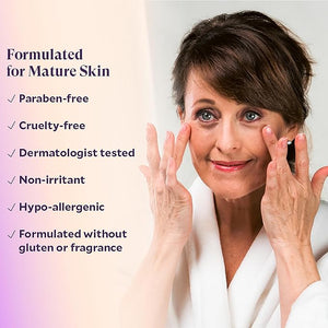 FI?RA Bakuchiol Firming Eye Cream - Designed Specifically For Mature Skin - Targets Wrinkles Anti-Aging Dark Spots and Fine Lines - Hydrating and Rejuvenating Formula - 15 ML / 0.5 FL. OZ.