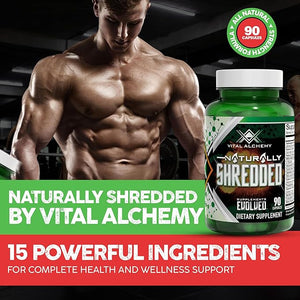 Vital Alchemy Naturally Shredded Ashwagandha Supplement for Men &amp; Women with KSM-66, Theobromine, Dandelion, L-Tyrosine, Caffeine ? Supports Mood, Cortisol, Keto &amp; Weight Management ? All-in-O