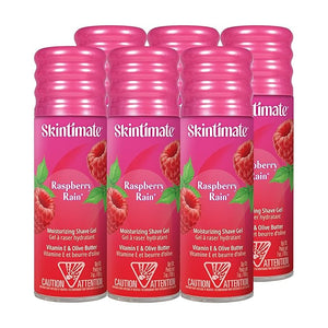 Skintimate Raspberry Rain Shave Gel for Women 6 Pack | Skintimate Shaving Cream for Women Womens Shaving Cream Shave Cream Shaving Foam Womens Shave Gel Pack of 6 7oz each
