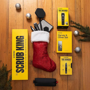 TOOLETRIES The Shearer - Groin &amp Body Hair Trimmer for Men Electric Shaver for Pubic Hair Balls Groin Chest Legs Waterproof Wet/Dry Clippers Rechargeable Bonus Shower Kit