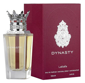 Lattafa Dynasty ? Fresh Spicy Woody Aromatic ? Eau de Parfum Spray Long-Lasting Fragrance for Unisex 3.4 Ounce / 100 ml