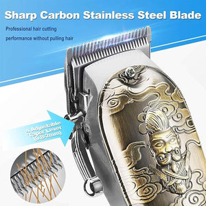 Hair Clippers and Trimmers Set Suttik Barber Clippers Professional Set Beard Trimmer for Men Cordless Ornate Clippers for Men with T-Blade Close Cutting Trimmer LED Display