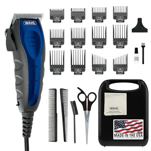 Wahl USA Self Cut Compact Corded Clipper Personal Haircutting Kit with Adjustable Taper Lever and 12 Hair Clipper Guards for Clipping Trimming &amp Personal Grooming ? Model 79467