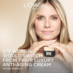L'Oreal Paris Age Perfect Anti-Aging Midnight Cream Face Moisturizer to Reduce Wrinkles and Firm Skin 1.7oz + Serum Sample