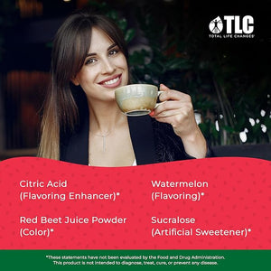 IASO Instant Tea (Watermelon) - Refreshing Cleansing Tea, Ideal for Daily Wellness - 50 Sachets