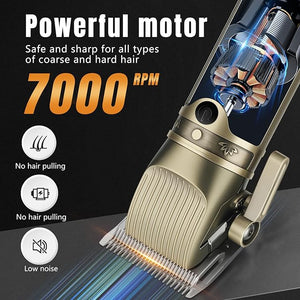 Hair Clippers for Men Professional T-Blade Barber Clippers and Trimmer Set 4 in 1 Mens Cordless Hair Clipper for Barber Kit Foil Thaver and Nose Trimmer for Men with LED Display