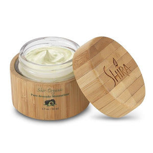 Shira Shir Organic Avocado Moisturizer, 24-Hour Hydrating Face Cream Infused with Vitamins A, B, D, and E for Nourished Skin, Pure Face Moisturizer Cream(50ml)