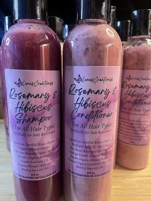 Rosemary and Hibiscus Shampoo and Conditioner Set