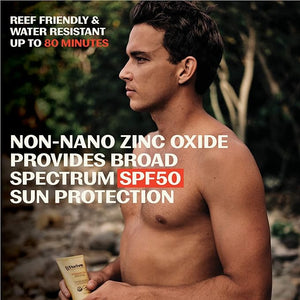 Thrive Natural Care Reef Safe Sunscreen SPF50 - Hawaii 104 Reef Act Compliant - Mineral Sunscreen Non-Nano Zinc Oxide - Vegan (5.8 Oz (Pack of 1))