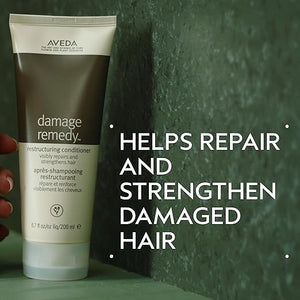 Aveda Damage Remedy Restructuring Conditioner for Damaged Hair | Repairs and Strengthens Damaged Hair | Detangles | with Quinoa Protein, 6.7 Fl Oz