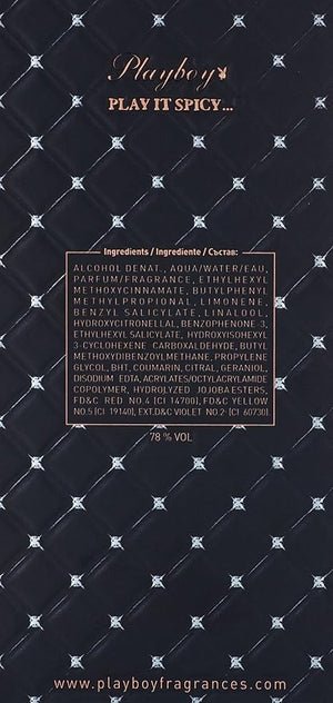 PLAYBOY Women Eau De Toilette Spray Play It Spicy 1.7 Ounce
