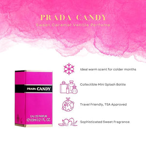 Prada Candy Perfume for Women EDP Mini Splash Dab On 0.21 Fl Oz