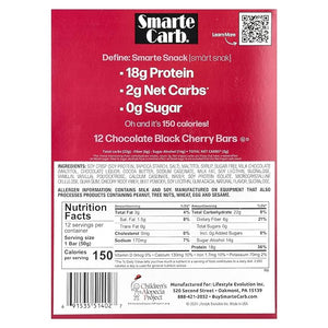 NuGo Nutrition Smarte Carb¢ç Protein Bar Chocolate Black Cherry 12 Bars 1.76 oz (50 g) Each