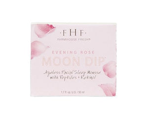 FarmHouse Fresh Evening Rose Moon Dip ? Retinol Night Cream with Peptides &amp Vitamin C ? 1.7 Fl Oz