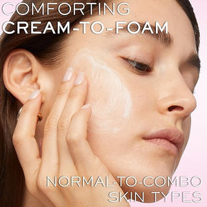 Lanc?me Cr?me Mousse Confort Foaming Facial Cleanser - Comforting Cream Cleanser &amp Makeup Remover - with Rosehip Oil - 4.2 Fl Oz