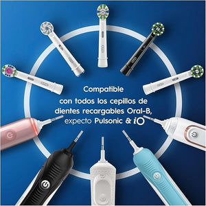 Oral-B Precision Clean Replacement Brush Heads CleanMaximiser Bristles Pack of 8