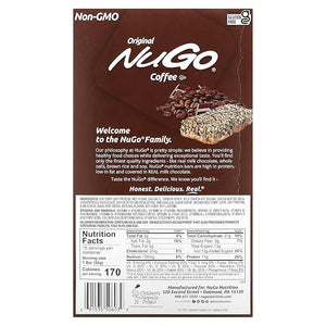 NuGo Nutrition NuGo to Go Coffee 15 Bars