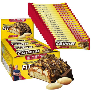 Chef Robert¡¯s Whey Fit Protein Bars Chocolate Peanut Butter 18 Count | Chef Created 6-Layer Baked Bar | Gluten-Free | High Protein Baked Bar