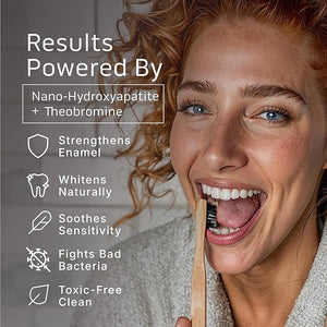 Primal Life Organic Real White Dental Boost ? Natural Organic Teeth Whitener ? Peroxide Free ? Nano-Hydroxyapatite Paste (Cinnamon)